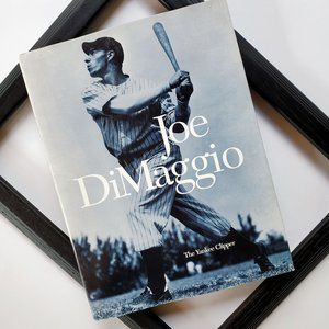 Vintage 90s Joe DiMaggio Hardcover Coffee Table Book Hardback Baseball